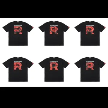 TEAM R 포켓몬 센터 로켓단 T셔츠 L 사이즈 전종