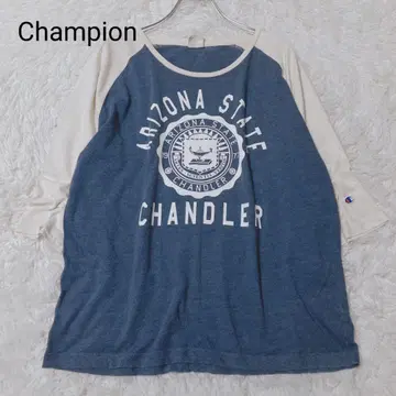 챔피온 상의 네이비 M 사이즈 캐주얼 티셔츠 컷소