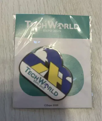 TECH WORLD EXPO 2025 핀 배지