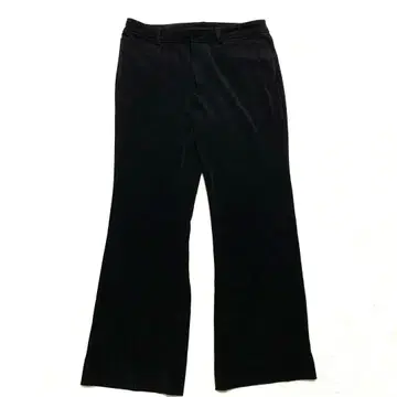 플레어 슬랙스 블랙 섀도우 스트라이프 슬랙스 팬츠