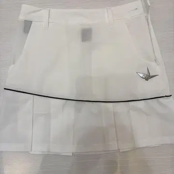 1PIU1UGUALE3 골프 여성용 스커트 화이트