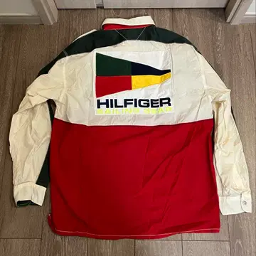 새상품급 TOMMY HILFIGER 세일링 기어 풀오버 셔츠 구제 의류