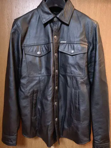 HARLEY-DAVIDSON 가죽 셔츠 자켓 S 사이즈 카우 가죽