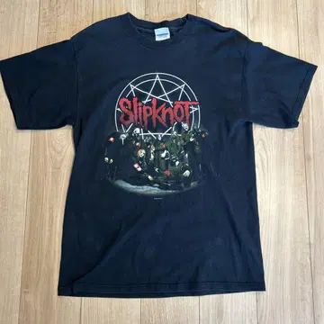Slipknot 그래픽 T셔츠 2001년 블랙