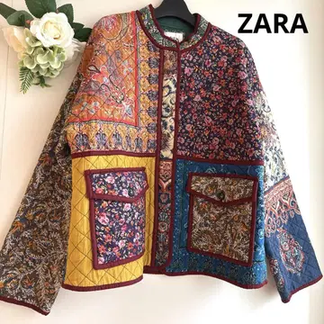 ZARA 패치워크 퀼팅 자켓 XS