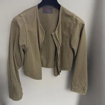 론 헤르만 R.H. VINTAGE 베이지 크롭 자켓 XS