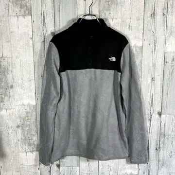 더 노스페이스 플리스 자켓 여성용 그레이/블랙