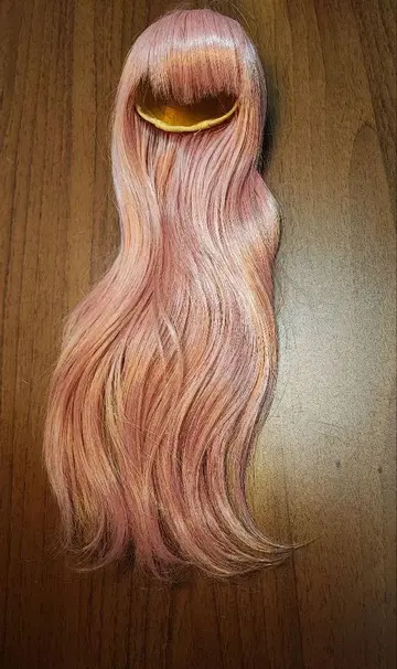 가격 인하 딜러님 제작 가발 핑크 컬 MDD DD 9인치