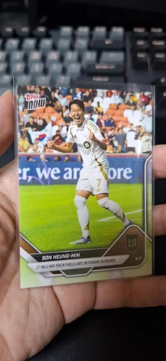 스포츠카드 탑스나우 손흥민 LAFC 첫 해트트릭