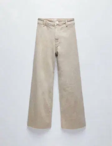 ZARA 마린 스트레이트 베이지 스트레이트 데님 하이웨스트 ZARA