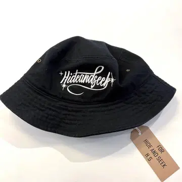 새상품 H ideandSeek 버킷햇 black 남녀 공용