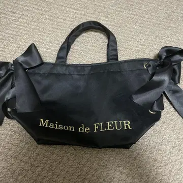 Maison de FLEUR 사이드 리본 토트