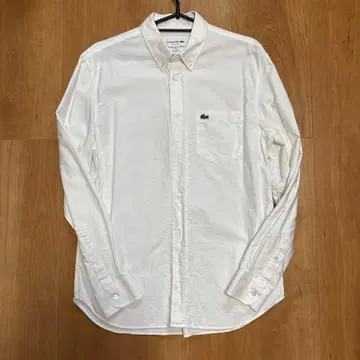 LACOSTE 화이트 긴팔 셔츠 FR 38 US S