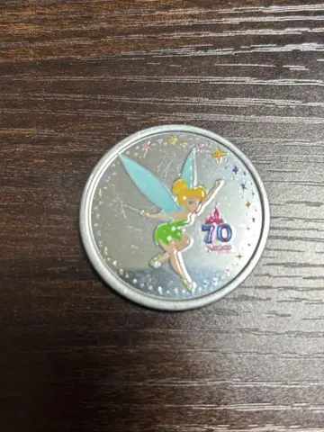 디즈니랜드 70주년 팅커벨 코인