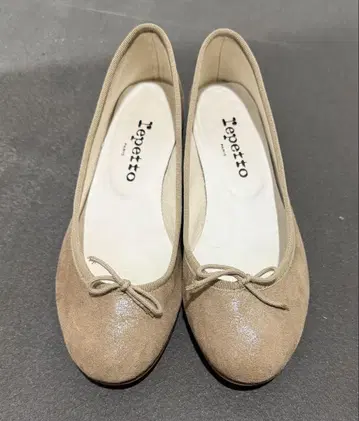 레페토 36 베이지 샌드 발레 슈즈 repetto