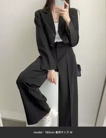숏 자켓 셋업