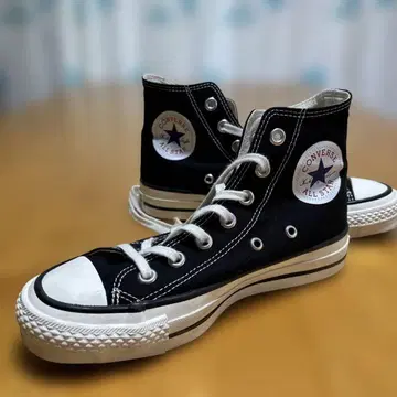 Converse AllStar 블랙 하이컷 MADE IN JAPAN