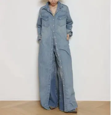 MUSE [ REMI RELIEF ] DENIM 셔츠 드레스
