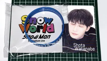SnowMan 와타나베 쇼타 러버 밴드 치라미 카드