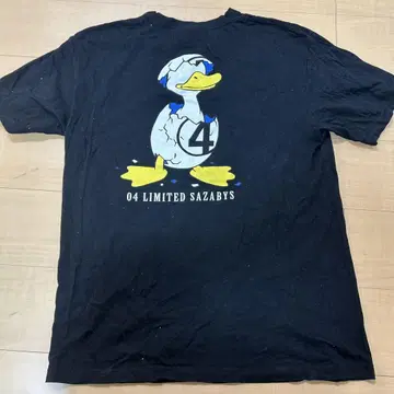 04 Limited Sazabys duckT셔츠 블랙 XL