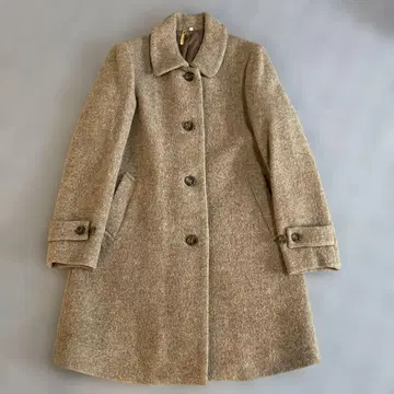 무인양품 울 혼방 베이지 피 코트 가격 인하