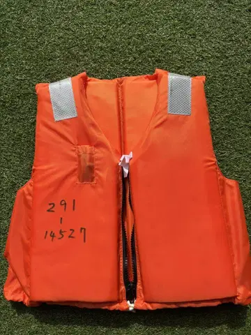 구명 조끼 벚꽃 마크