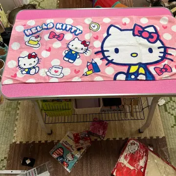 헬로키티 타월 핑크
