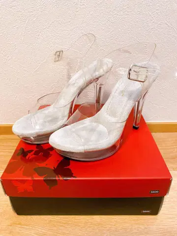 Pleaser 클리어힐 COCKTAIL-508 사이즈 7