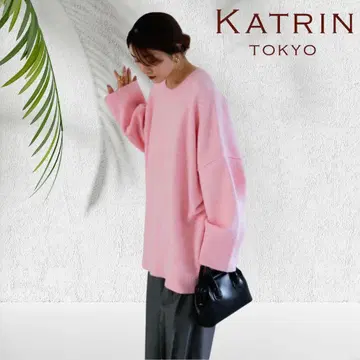 KATRIN TOKYO 빅 크루넥 니트 핑크