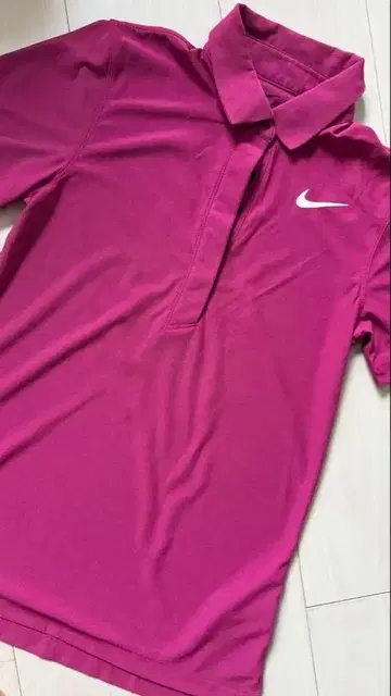 Nike Dri-FIT 핑크 피케 셔츠