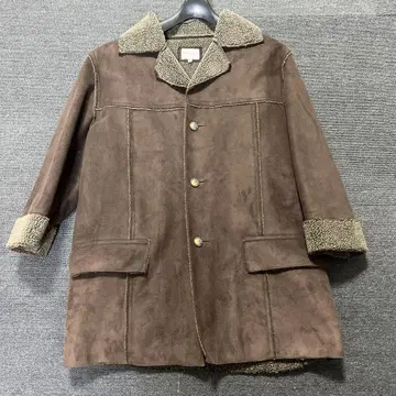 피코네클럽 PiconeCLUB 자켓 페이크 무스탕 보아 브라운 브라운 3