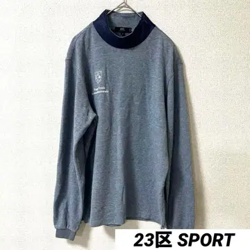 23구 스포츠 로고 자수 모크넥 트레이닝복 SPORT 골프 의류