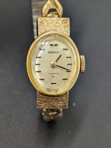 SEIKO 수동 와인딩 시계 골드
