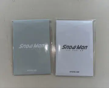 아베 료헤이 한국 서울 POPUP 사진 카세트 (AB)