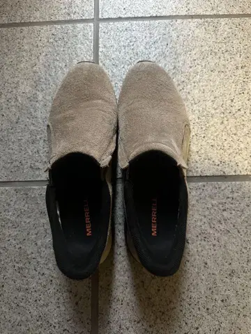 MERRELL 스웨이드 슬립온 신발 27.5cm