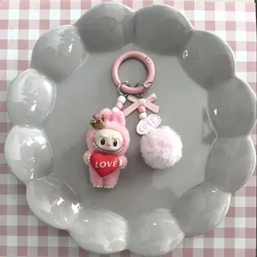 LABUBU 키링 왕관 하트 러브브쨩 스트랩