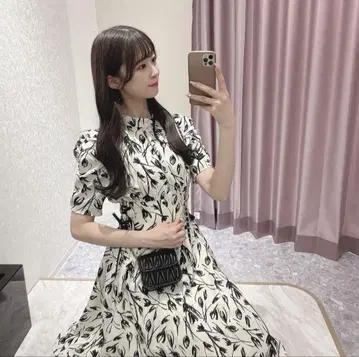 AnMILLE 안미르 튤립 바이컬러 원피스