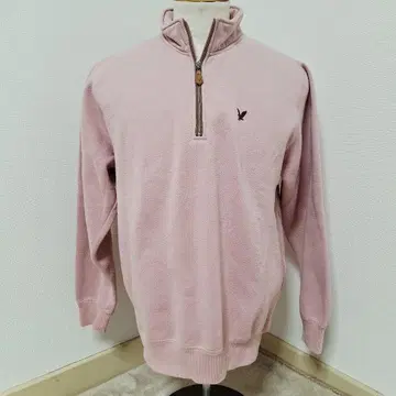 Lyle & Scott 하프 지퍼 맨투맨 트레이닝복 [ L ] 핑크