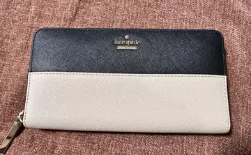 kate spade 장지갑 블랙/베이지