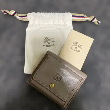 il BISONTE 3단 폴더형 지갑 그레이