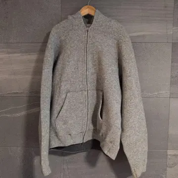BEAMS REMI RELIEF 콜라보 니트 후드티 그레이