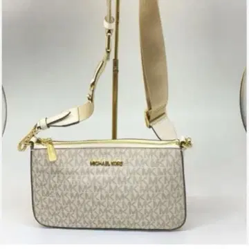 MICHAEL KORS 베이지 제트셋 트래블 크로스바디백