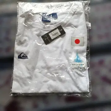 Quiksilver 도쿄 올림픽 파도타기 JAPAN 화이트 티셔츠 XL