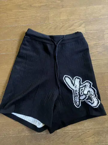 Y-3 블랙 숏팬츠 2xs