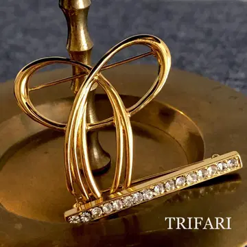 T022 TRIFARI 트리파리 빈티지 브로치
