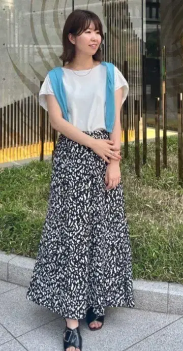 25년 SS 루니 레오파드 프린트 스커트 38호