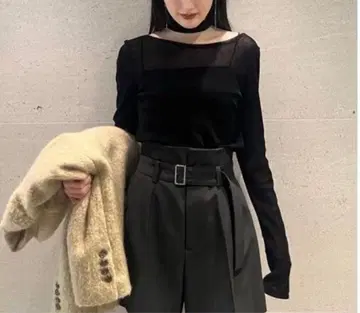 FRAY I.D 플로키 프린트 2way 상의