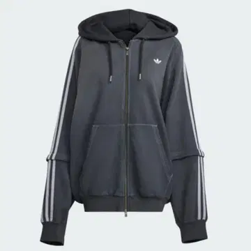 adidas ADILENIUM 오버 사이즈 후디 지퍼 후드티