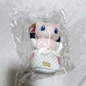 미개봉 새상품 롯데월드 포켓몬 벌룬 봉제 인형 뮤우 키링