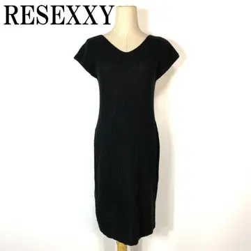 RESEXXY 리젝시 니트 원피스 블랙 F B7788